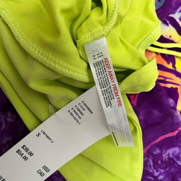 NWT Urban Outfitters Light Green Slinky Knot Bodysuit - small - Picture 10 of 12